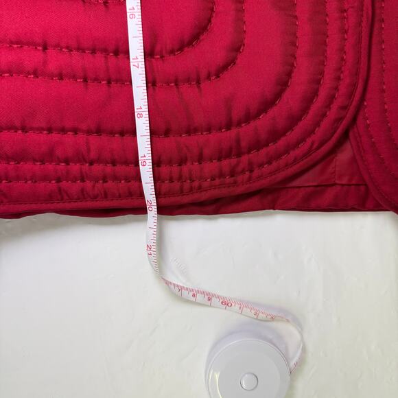 Vintage Spiegel Red Quilted Jacket Women’s Size 8 – Short Coat - Picture 6 of 7